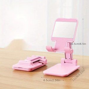 Pink Phone Stand Mirror